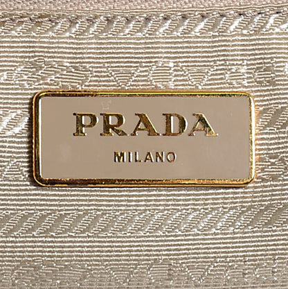 Prada Saffiano Lux Large Double Zip Tote Bianco 7 of 11