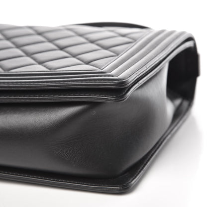 Chanel Calfskin Quilted Large Boy Flap Black 9 of 11