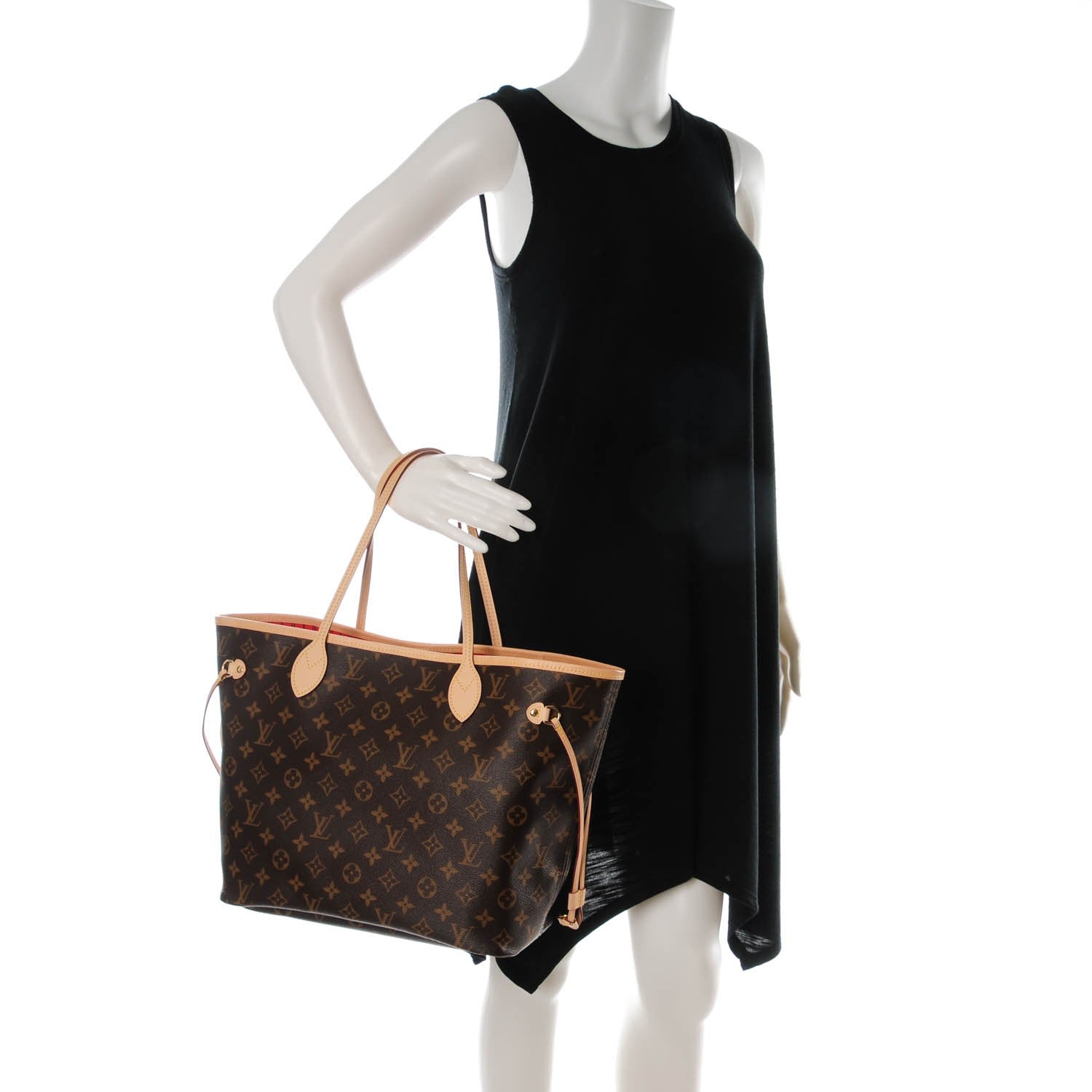 Louis Vuitton Monogram Neo Neverfull MM Abricot 2 of 8