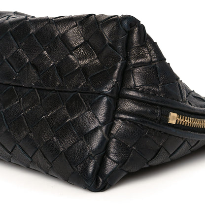 Bottega Veneta Nappa Intrecciato Small Cosmetic Pouch Black 9 of 9