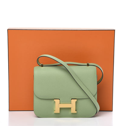 Hermes Epsom Constance 18 Vert Criquet 21 of 21