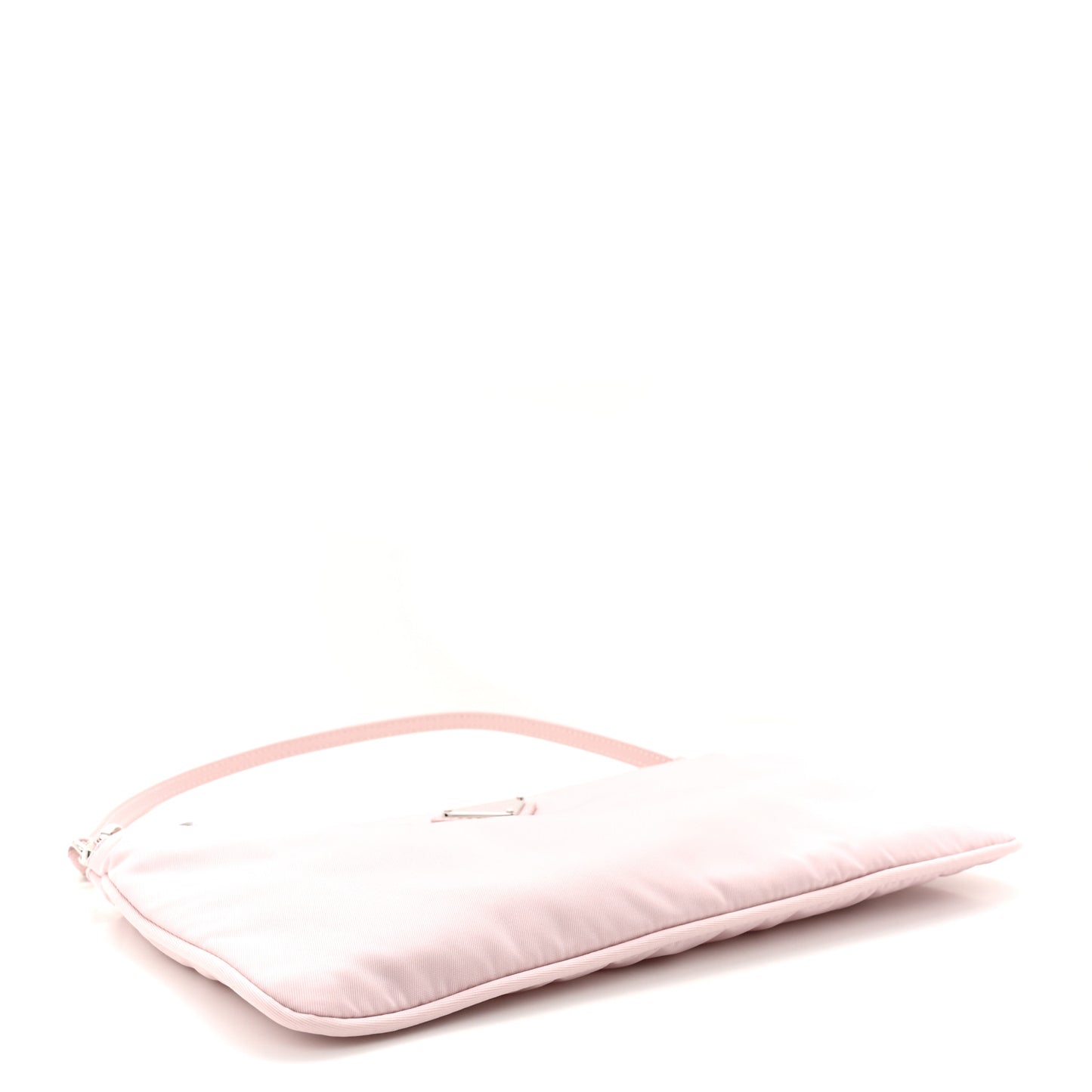 Re-Nylon Vela Saffiano Mini Pochette Bag Alabastro