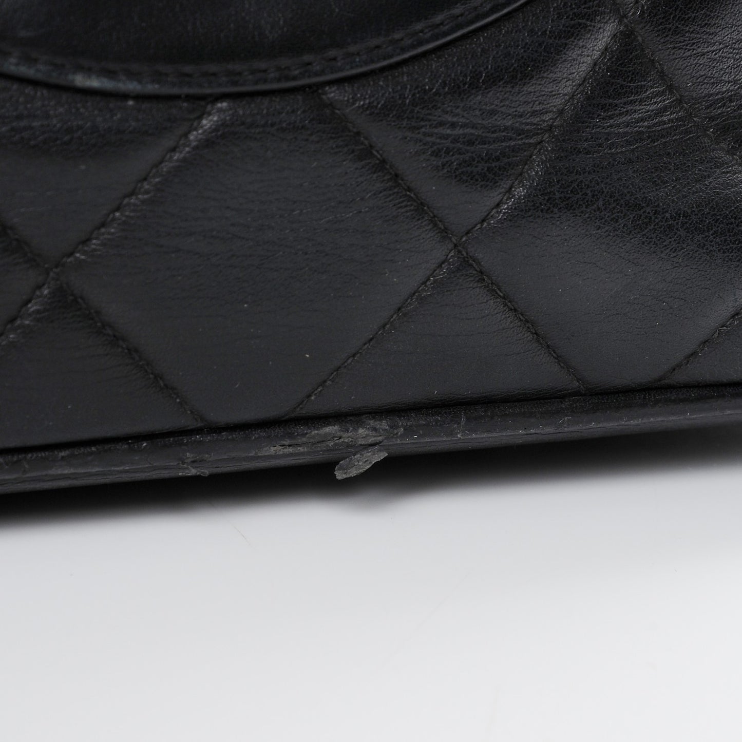 Lambskin Quilted Medallion Tote Black