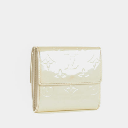 Louis Vuitton Vernis Elise Wallet Blanc Corail 3 of 10