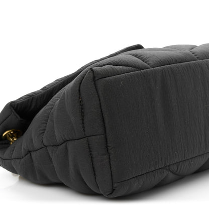 Saint Laurent Nylon Quilted Small Loulou Puffer Monogram Chain Satchel Black 9 of 10