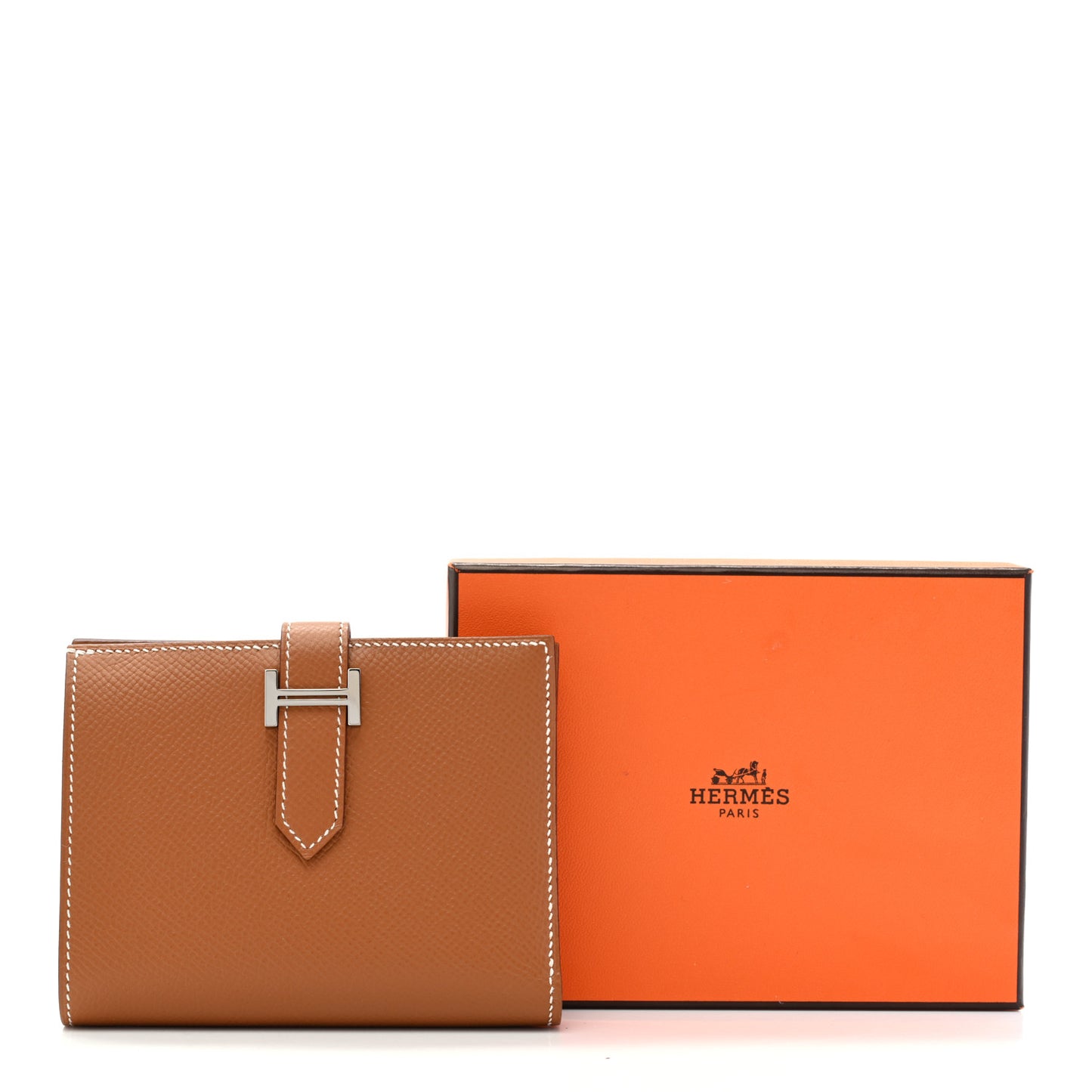 Epsom Bearn Compact Wallet Gold
