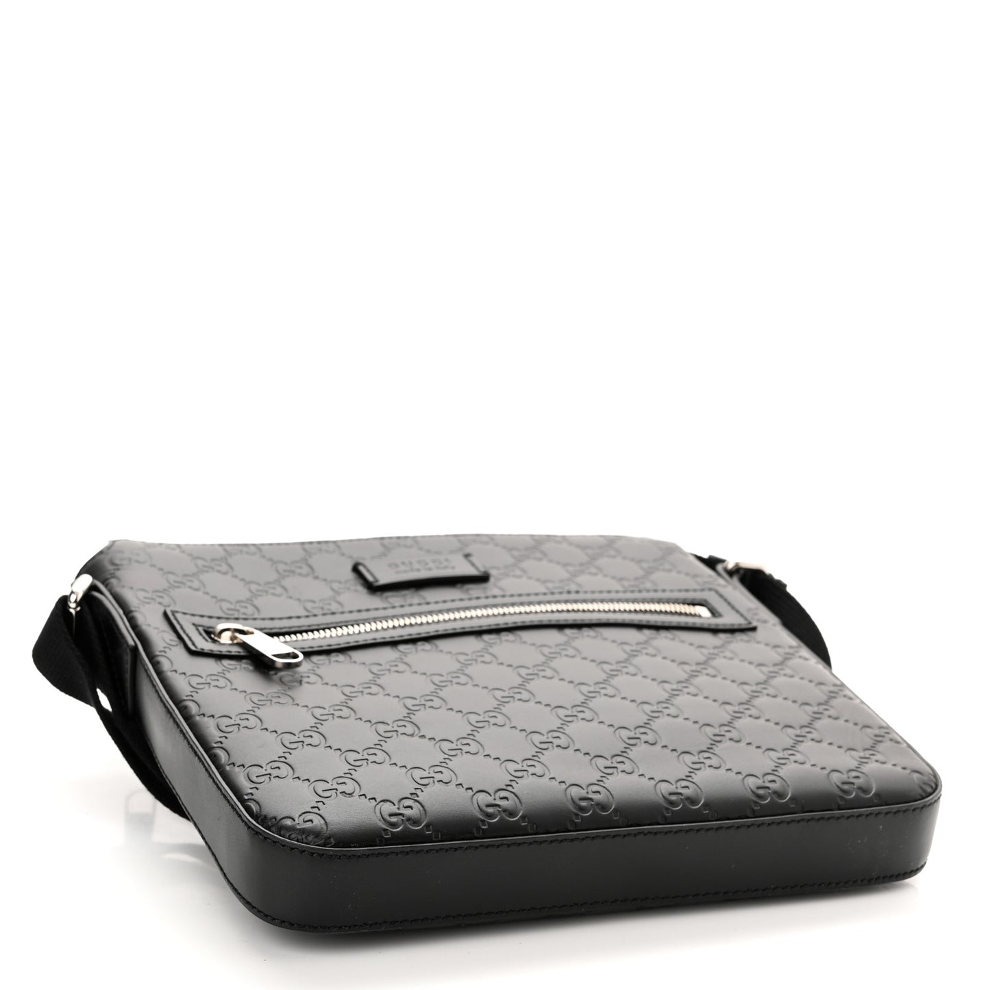 Guccissima Signature Small Messenger Bag Black