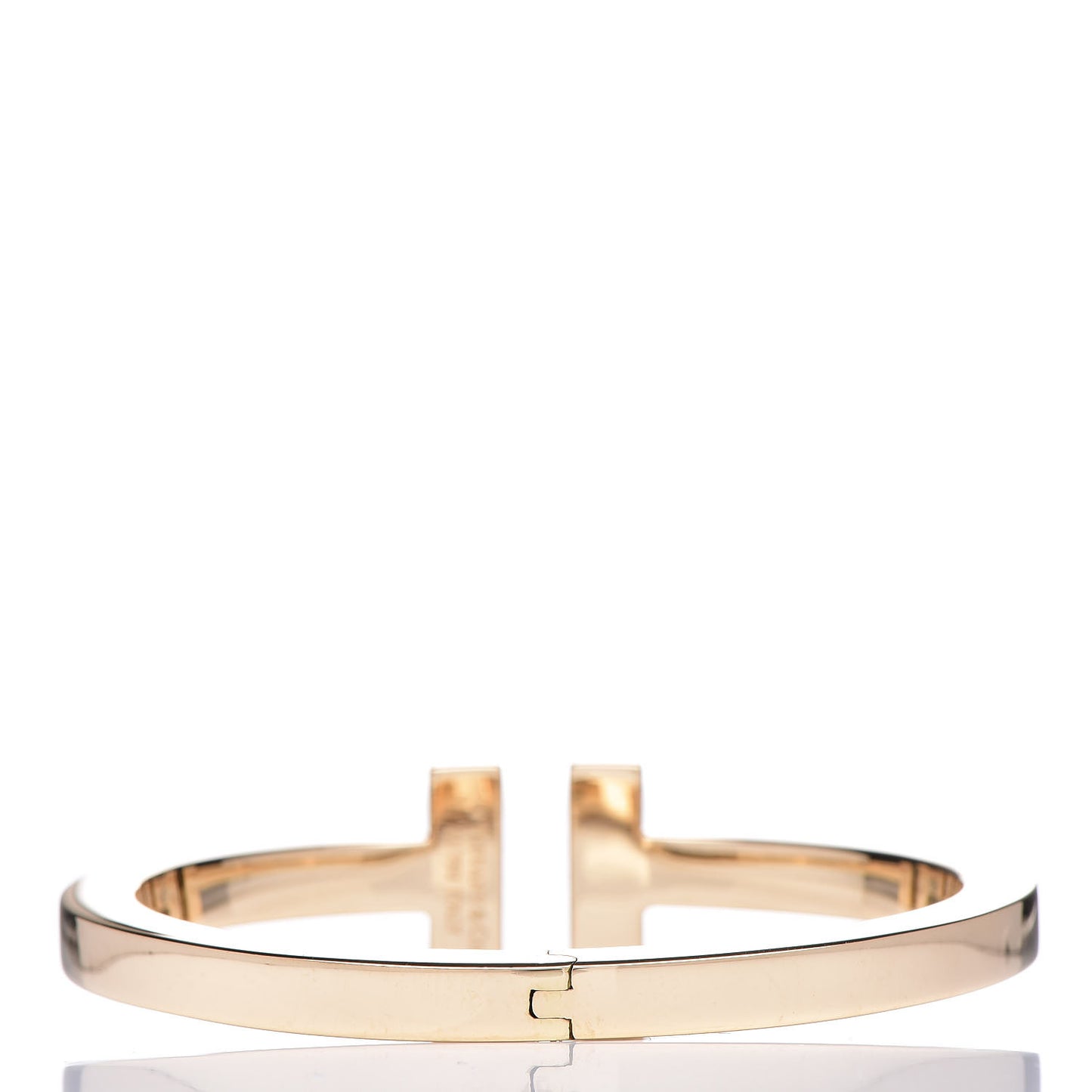 18K Yellow Gold T Square Bracelet