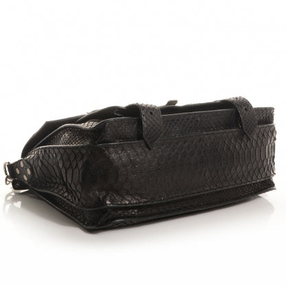 Proenza Schouler Python PS1 Medium Satchel Black 3 of 12