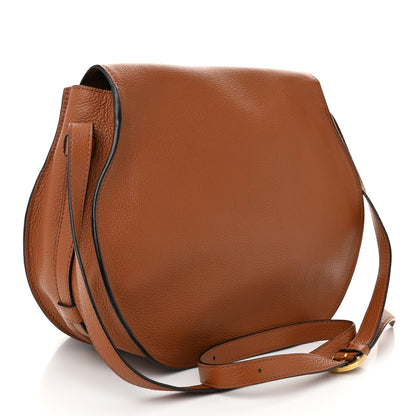 Chloe Calfskin Medium Marcie Round Crossbody Bag Tan 3 of 12