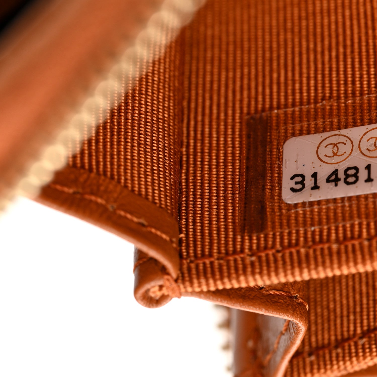 Chanel Caviar Quilted Zip Around Coin Purse Light Brown 7 of 8