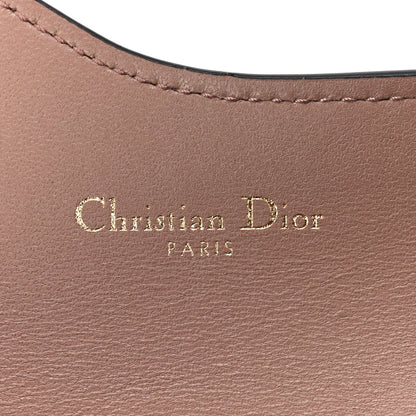 Christian Dior Grained Calfskin Saddle Card Holder Blush 6 of 12