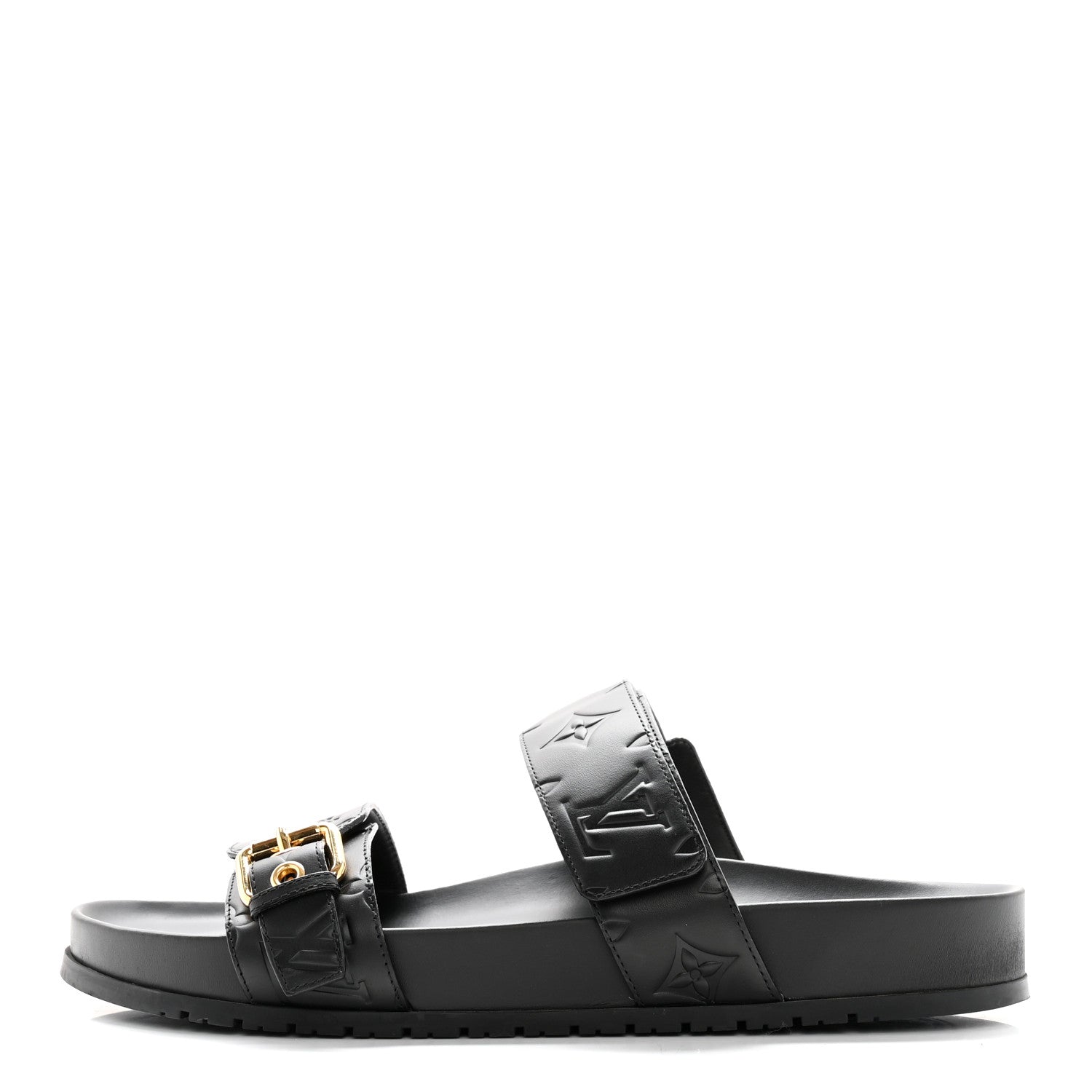 Louis Vuitton Empreinte Bom Dia Mule Sandals 41 Black 1 of 11