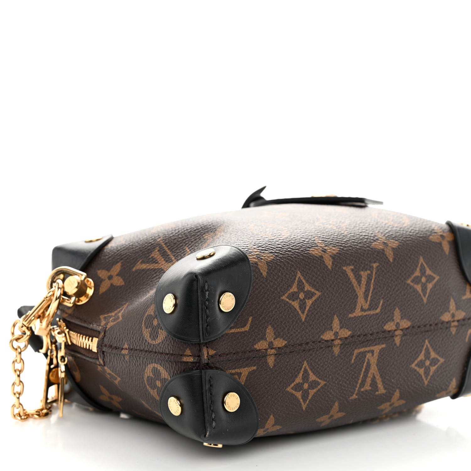 Louis Vuitton Monogram Petite Malle Souple Black 8 of 9