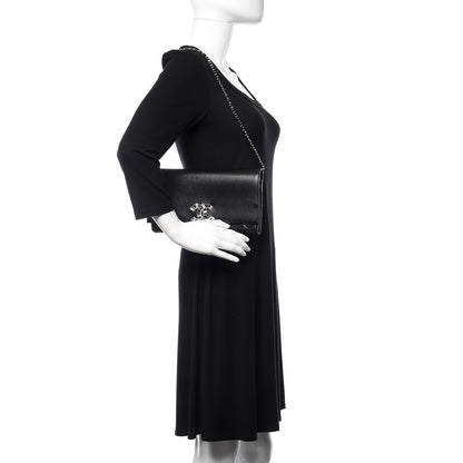 Chanel Lambskin Crystal Evening Clutch Black 2 of 18