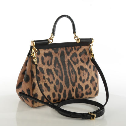 Dolce & Gabbana Leo Crepe Miss Sicily Satchel Naturale 3 of 7