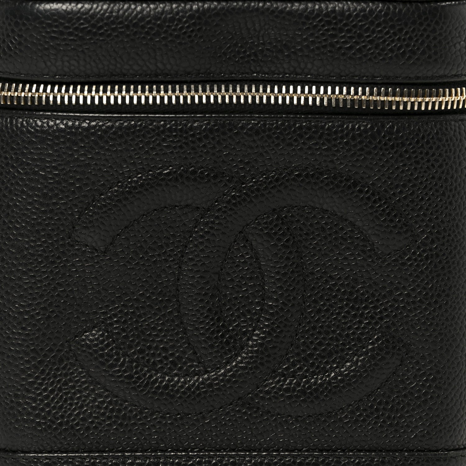 Chanel Caviar Vanity Cosmetic Case Black 9 of 10