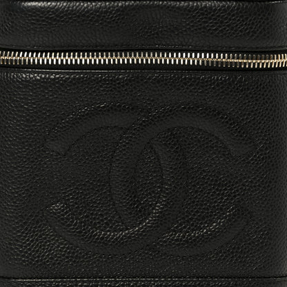 Chanel Caviar Vanity Cosmetic Case Black 9 of 10