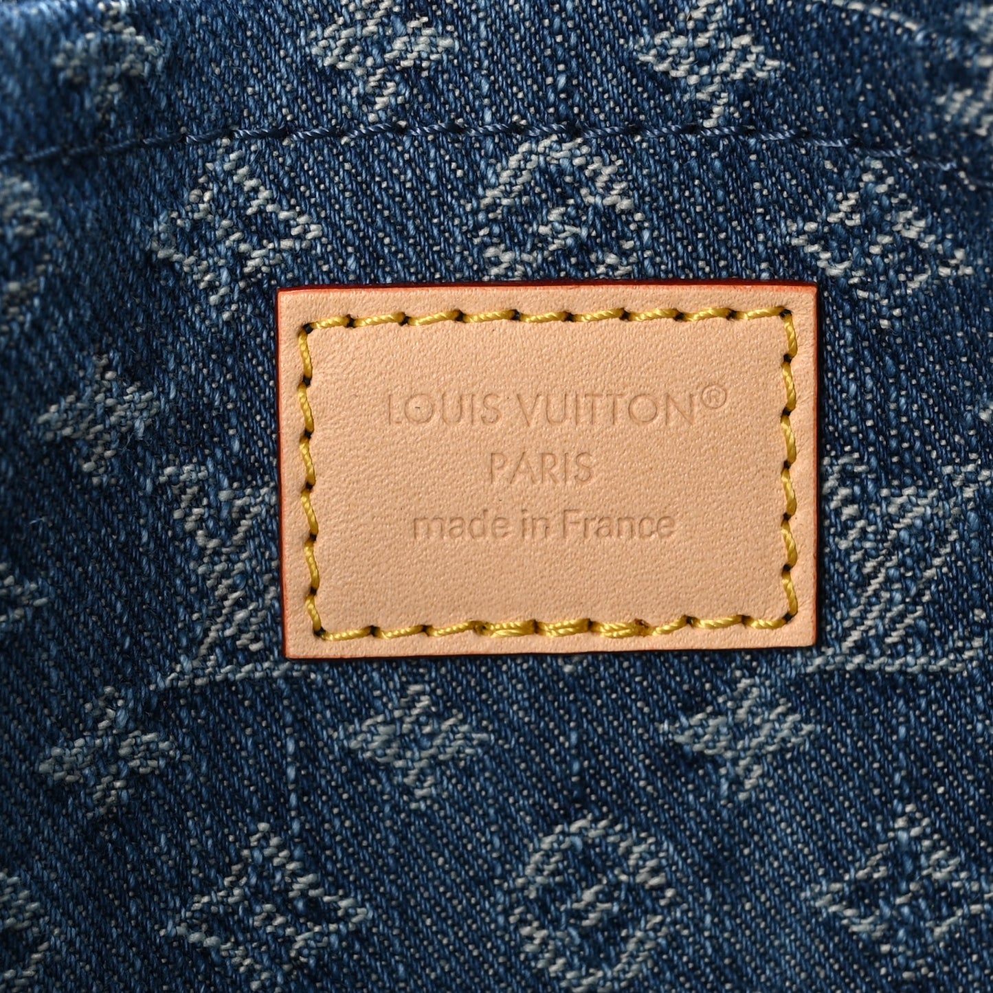 Monogram Denim Speedy Soft 30 Blue