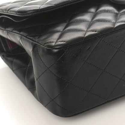 Chanel Lambskin Quilted Jumbo Double Flap Black 9 of 10