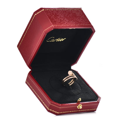 Cartier 18K Pink Gold Diamond Double Juste Un Clou Ring 49 5 5 of 5