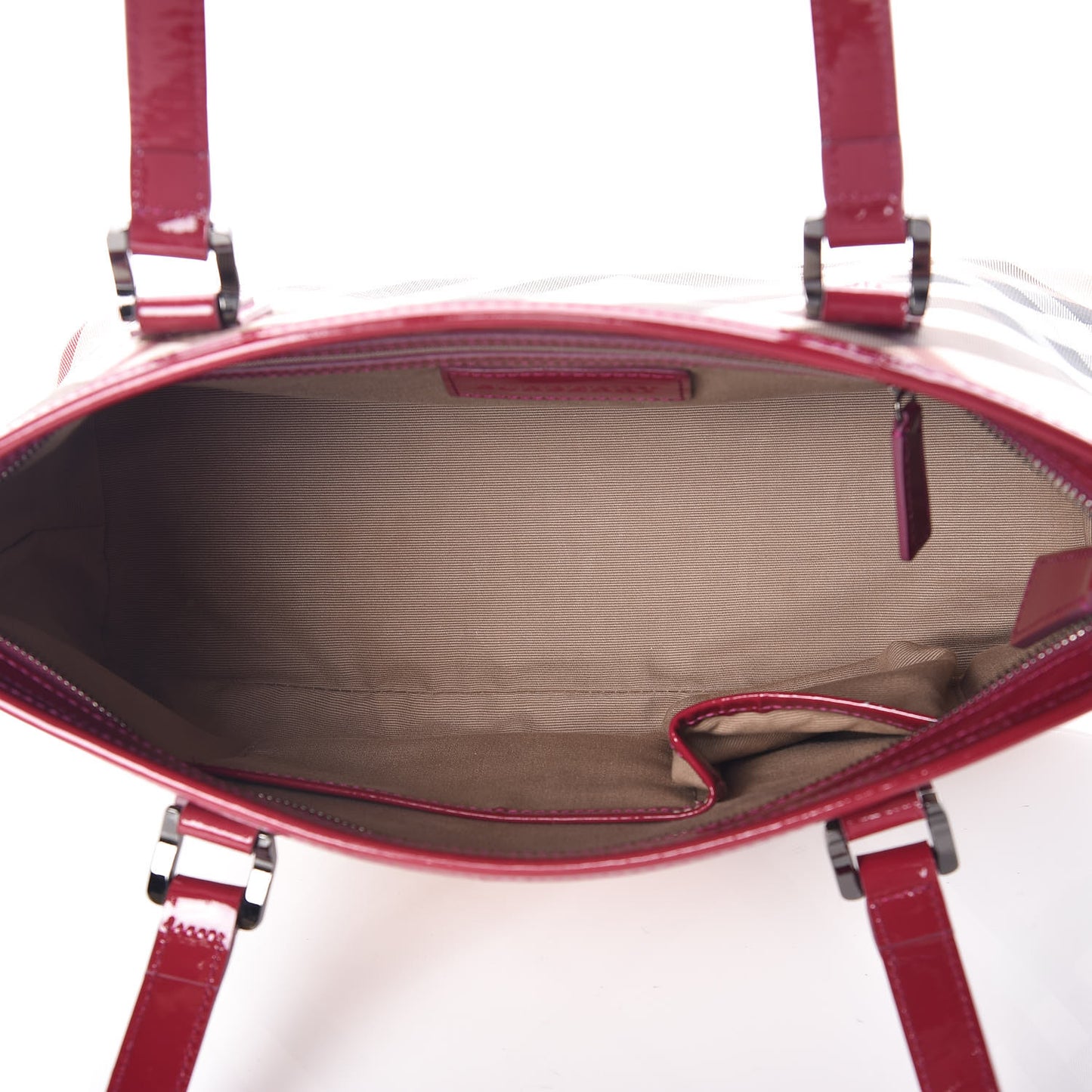 Supernova Check Regent Tote Raspberry