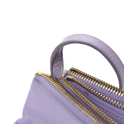 Celine Lambskin Large Trio Crossbody Bag Lilac 11 of 14