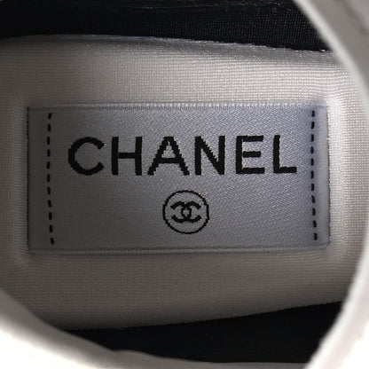 Chanel Cotton Sneakers 38 Pink White 8 of 8
