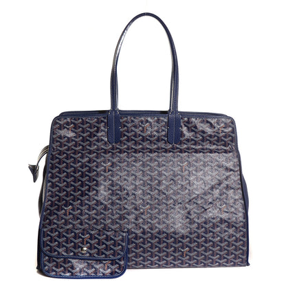 Goyard Goyardine Sac Hardy Pet Carrier GM Blue 1 of 9