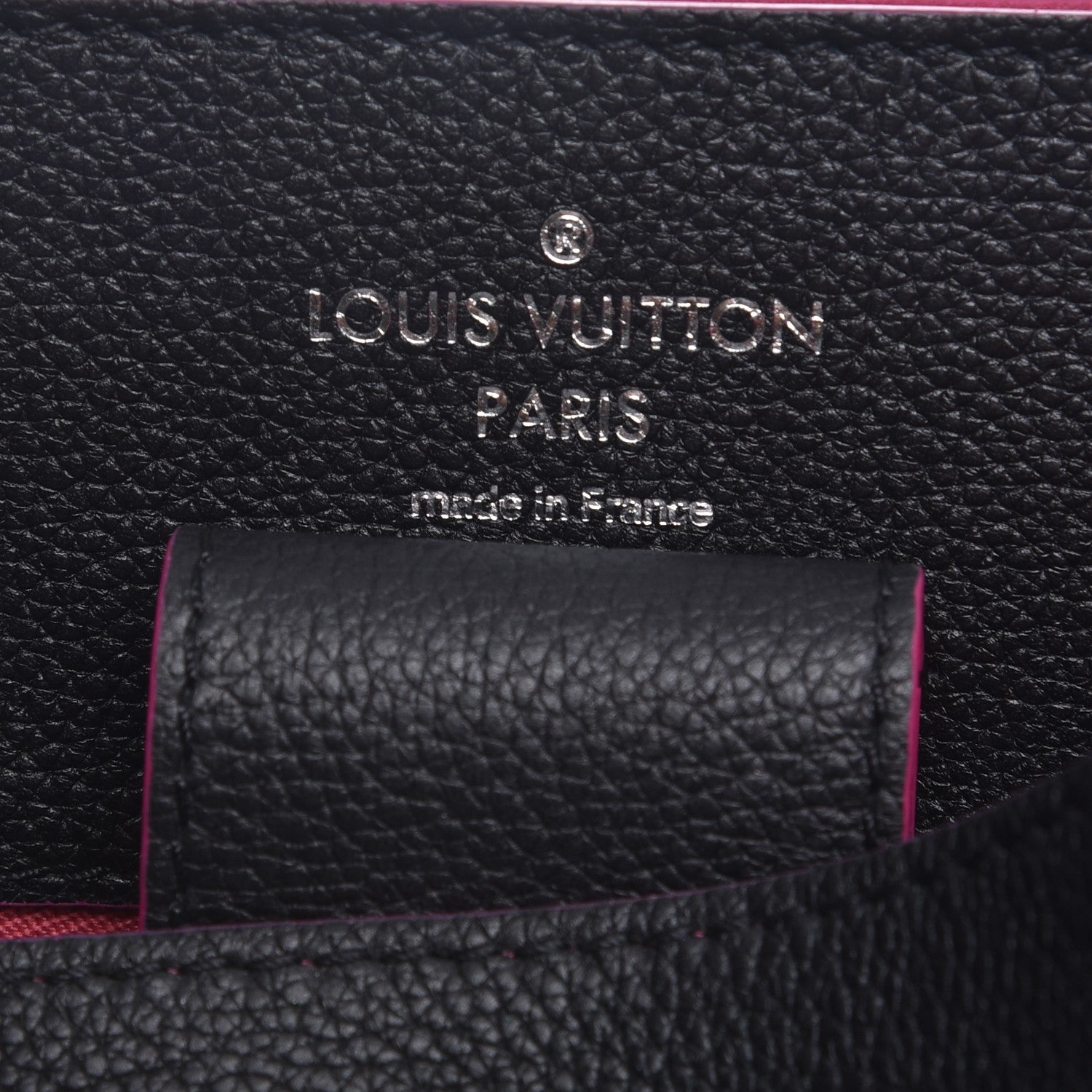Louis Vuitton Calfskin Lockme Bucket Black 6 of 7