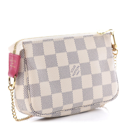 Louis Vuitton Damier Azur 2017 Christmas Animation Mini Pochette Accessories 3 of 10