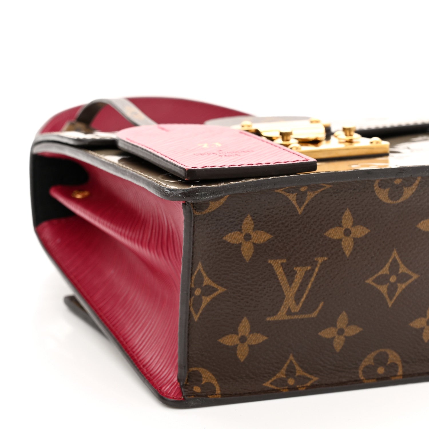 Louis Vuitton Vernis Epi Monogram Spring Street Champagne Metallise 8 of 16