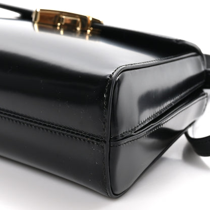Prada Spazzolato Flap Shoulder Bag Black 8 of 8