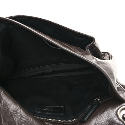 Saint Laurent Crinkled Calfskin Matelasse Monogram Medium Niki Chain Satchel Moka 5 of 11