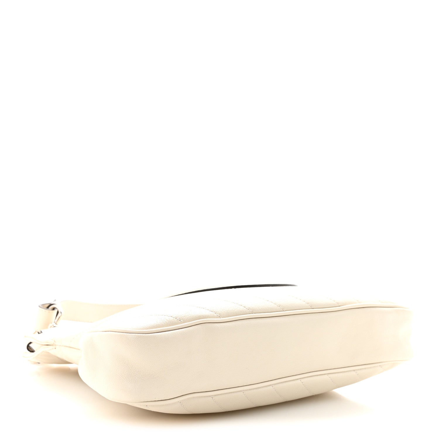 Gucci Sakai Be Green Calfskin Diagonal Stitched Small Blondie Tote Mystic White 4 of 9