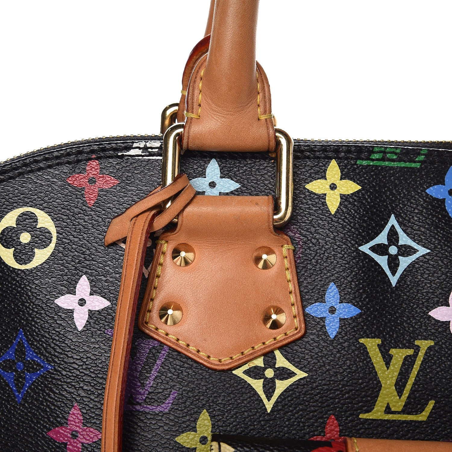Louis Vuitton Monogram Multicolor Alma GM Black 11 of 15