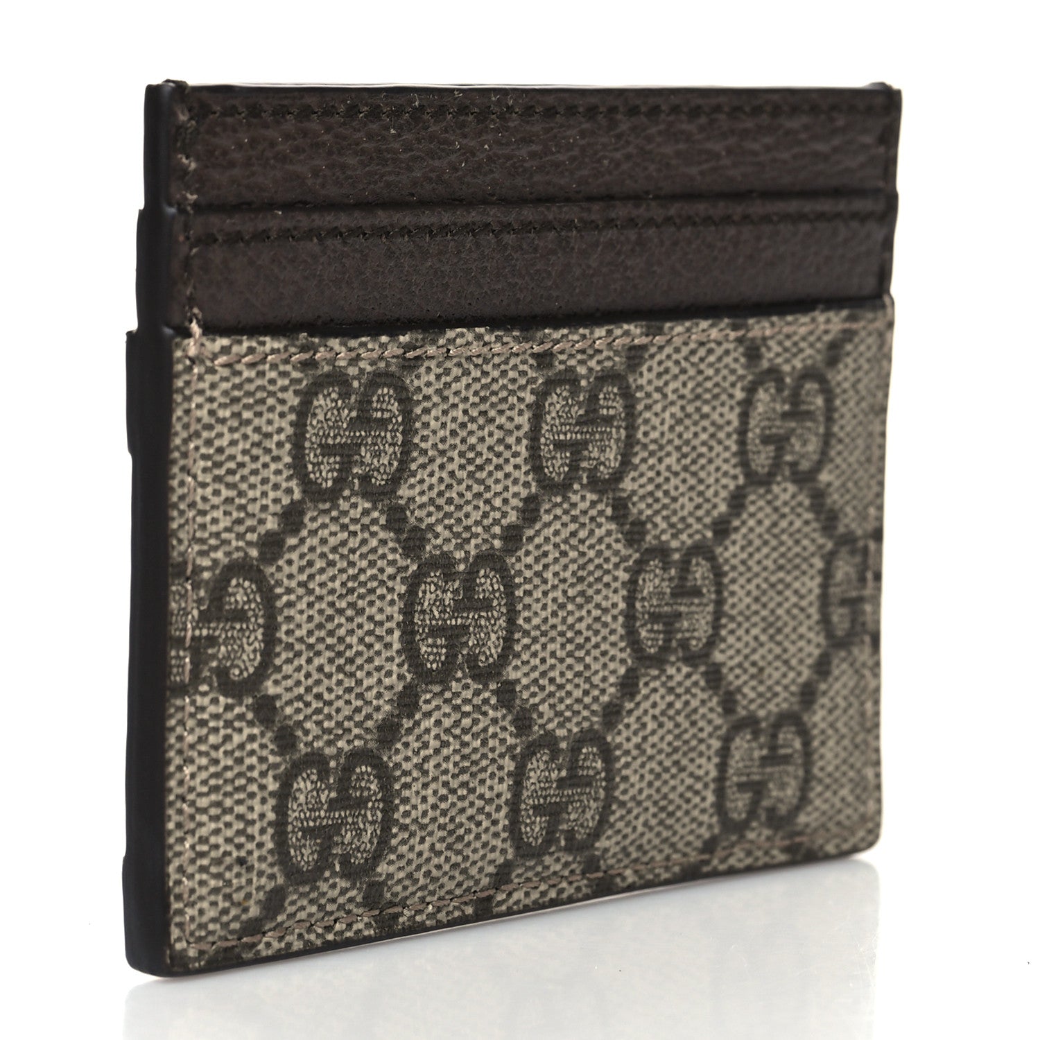 Gucci GG Supreme Monogram Ophidia Card Holder Brown 3 of 8