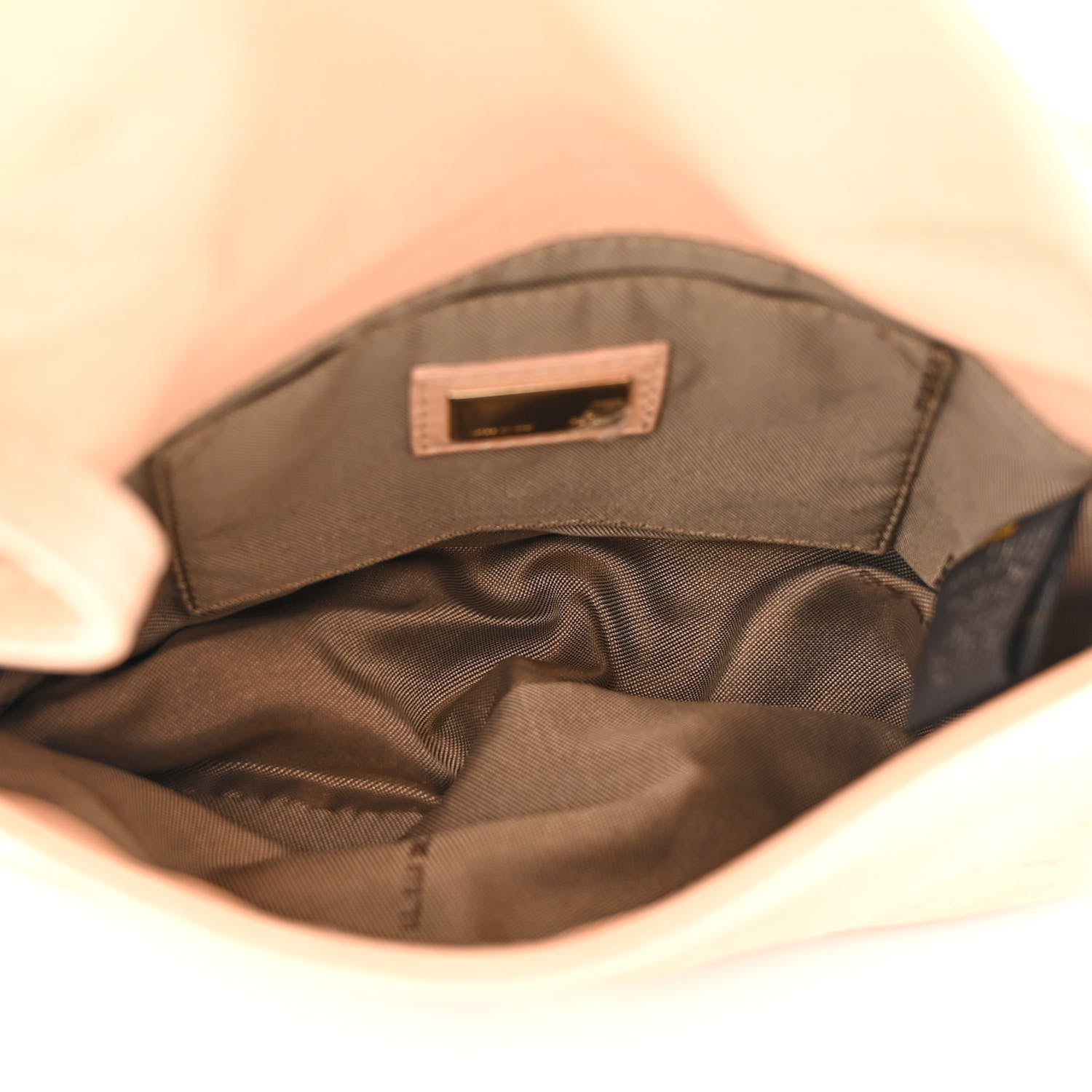 Fendi Nappa Elefante Mini Mama Baguette Beige 5 of 12