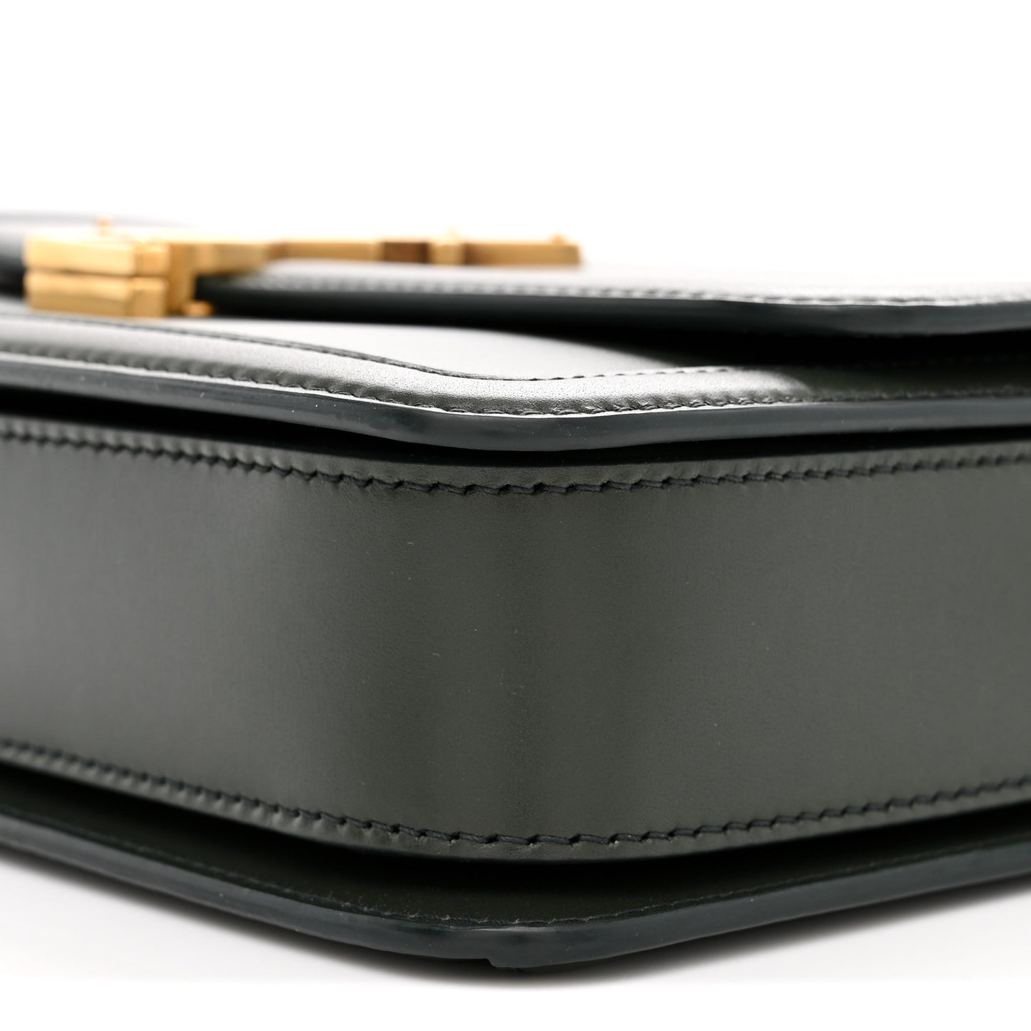 Box Calfskin Monogram Medium Solferino Satchel Vert Fonce