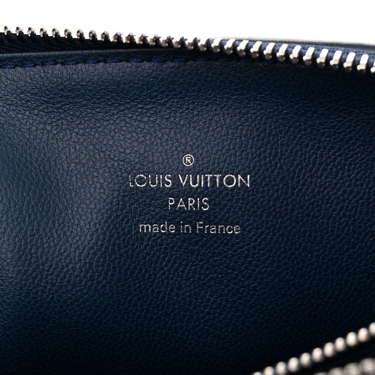 Lambskin Embossed Monogram Coussin PM Navy