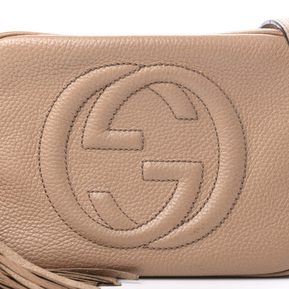 Gucci Pebbled Calfskin Small Soho Disco Bag Rose Beige 10 of 10