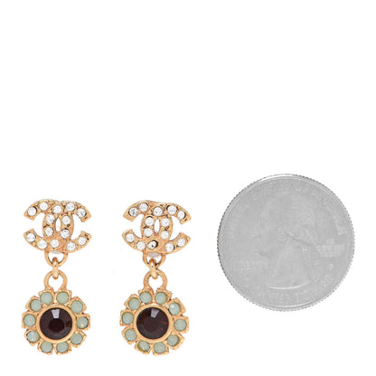 Chanel Crystal CC Drop Earrings 2 of 5