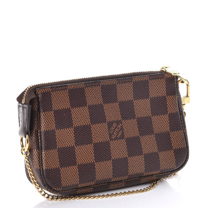 Louis Vuitton Damier Ebene Mini Pochette Accessories 3 of 7