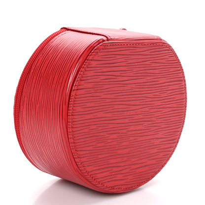 Louis Vuitton Epi Ecrin Bijoux 12cm Jewelry Box Case Rouge 3 of 8