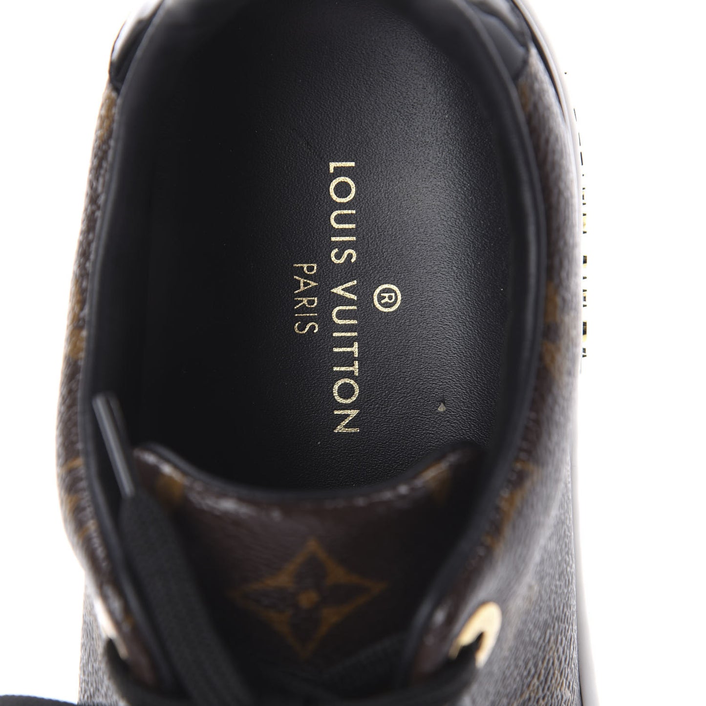 Patent Monogram Frontrow Sneakers 36
