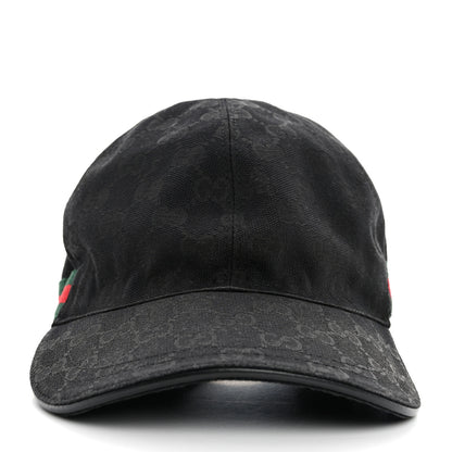 Gucci Monogram Web Baseball Hat L Black 3 of 10