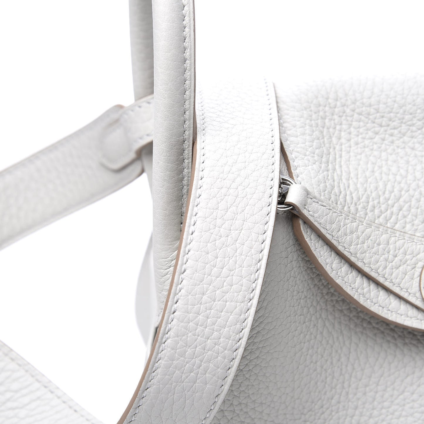 Taurillon Clemence Mini Lindy 20 Gris Perle