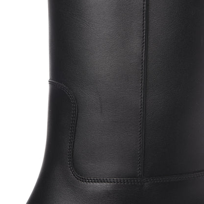 Gucci Calfskin Tiger Head Tall Boots 37 Black 8 of 11