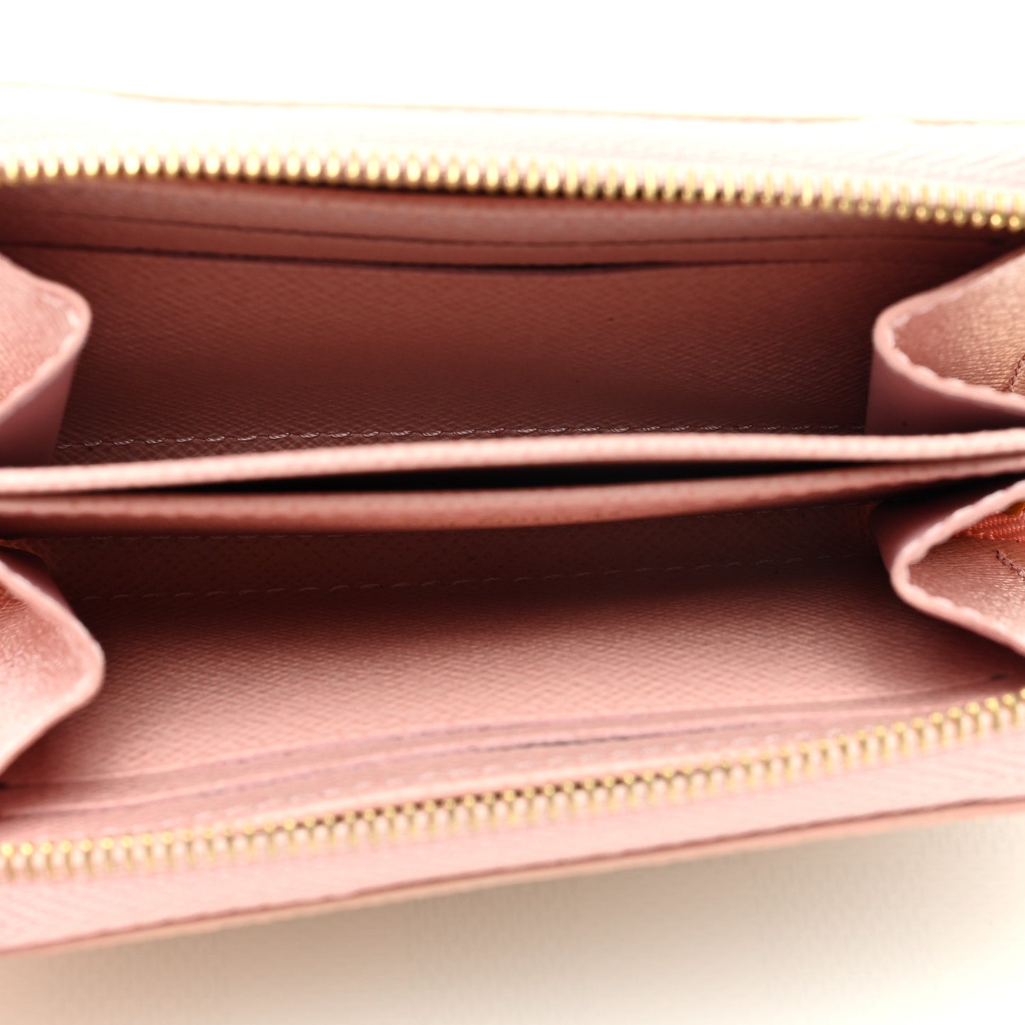 Damier Azur Zippy Coin Purse Rose Ballerine