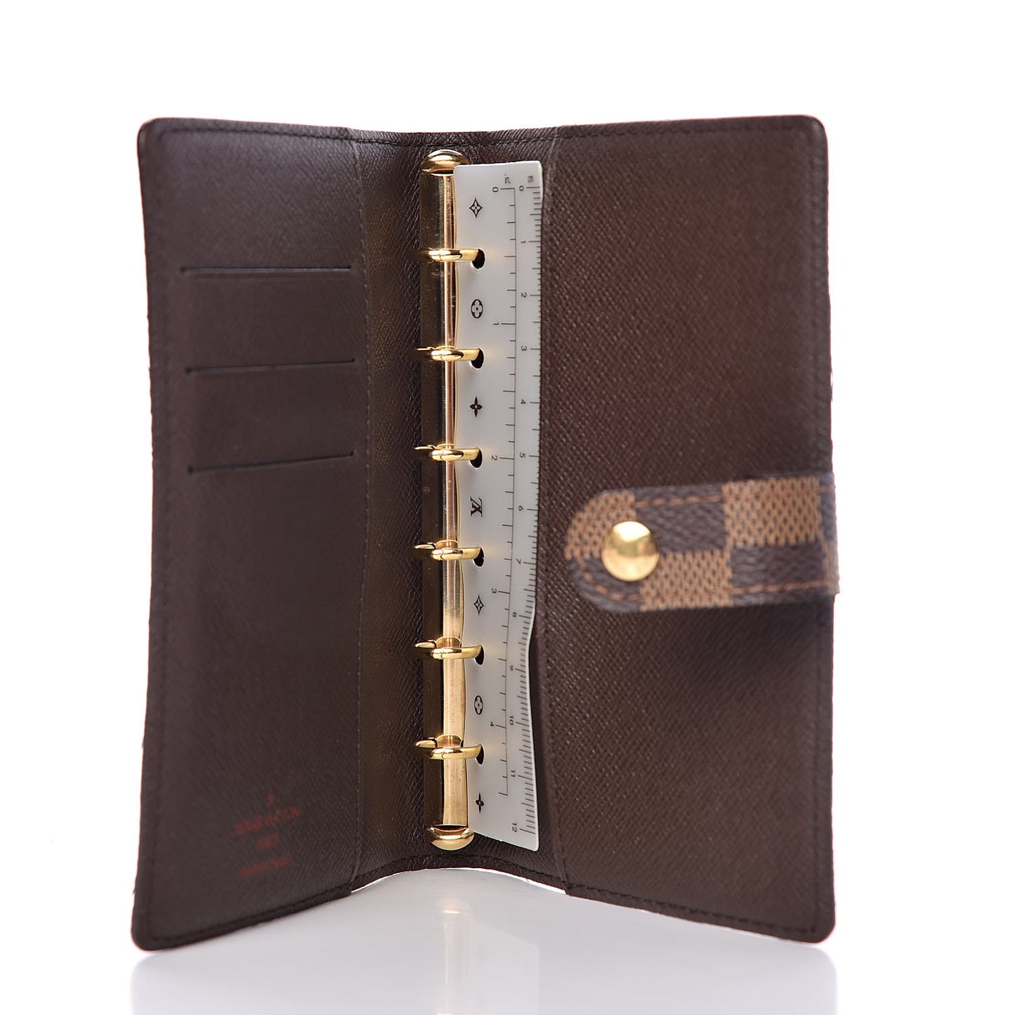Damier Ebene Small Ring Agenda Cover